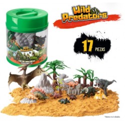 Surtido Dinosaurios 17 piezas