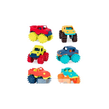 Camiones  de colores. 6 unidades