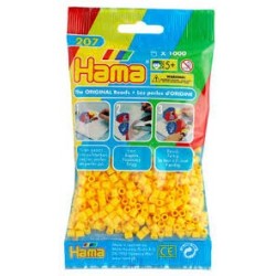 Hama beads Midi amarillo. Mil piezas