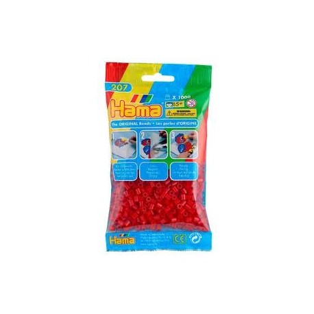 Hama beads Midi rojo. Mil piezas