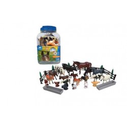 SET DE 40 PIEZAS ANIMALES DE GRANJA