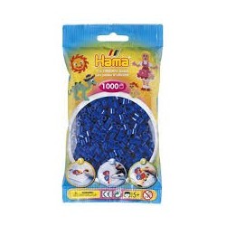 Hama beads Midi azul oscuro. Mil piezas