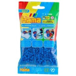 Hama beads Midi azul claro. Mil piezas