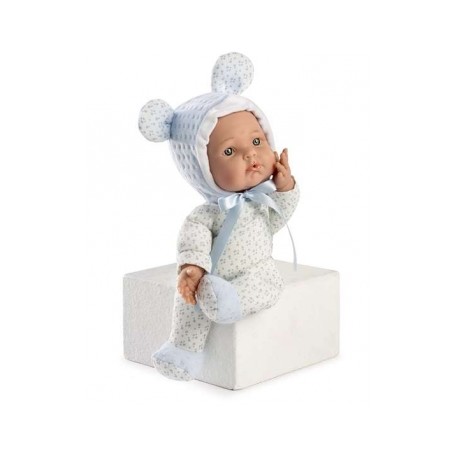 Muñeco Mimi "mi Primer Bebé" Azul 36 Cm (muñecas Guca - 938)