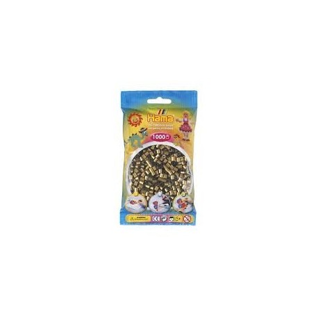 Hama beads Midi bronce. Mil piezas