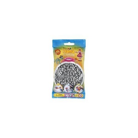 Hama beads Midi gris. Mil piezas