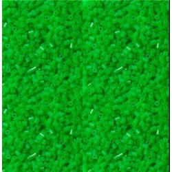 Hama beads Mini verde neón
