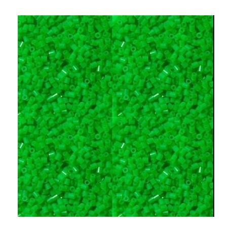 Hama beads Mini verde neón