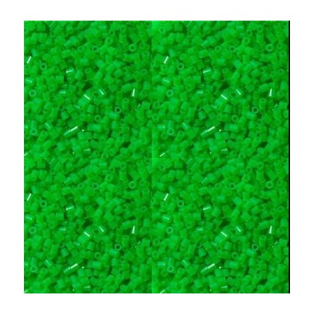 Hama beads Mini verde neón