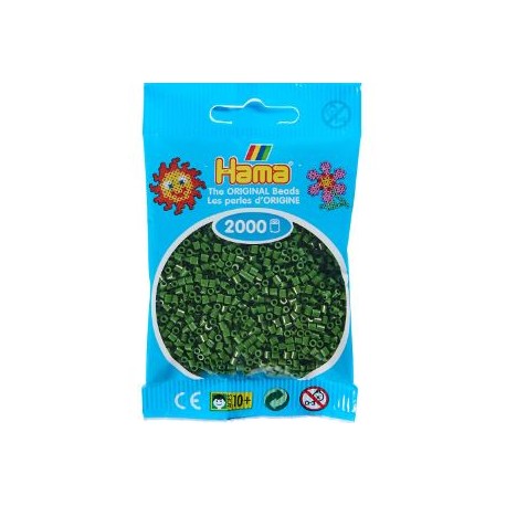 Hama beads Mini verde bosque