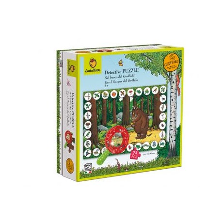 DETECTIVE PUZZLE GRUFALO EN EL BOSQUE 24 PZAS