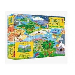 El planeta Tierra (Libro y puzle) 300 PIEZAS