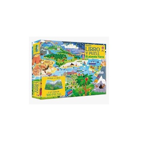El planeta Tierra (Libro y puzle) 300 PIEZAS