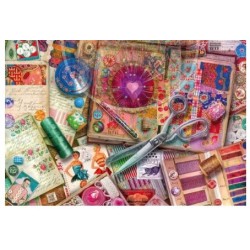 Puzzle Ravensburger Costura Vintage de 1000 Piezas