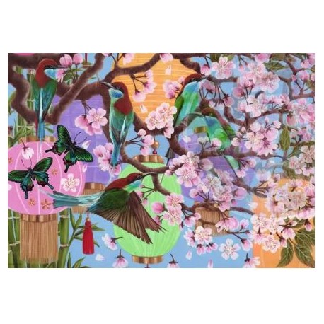 Puzzle Ravensburger Flores de Cerezo de 1000 Piezas