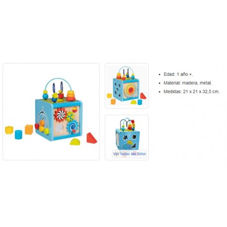 Goki Activity Cube Playset