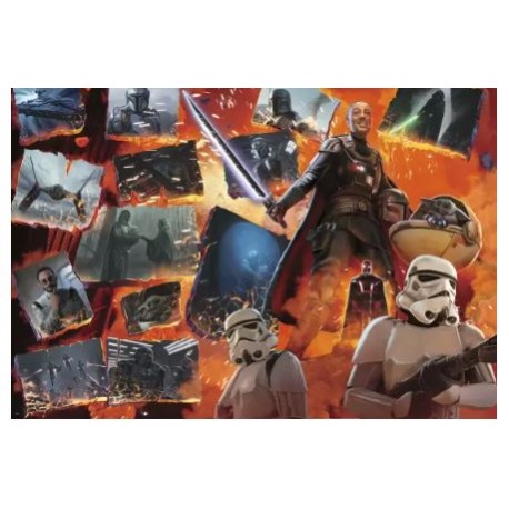 Puzzle Ravensburger Villanos Star Wars Moff Gideon de 1000 Pzs