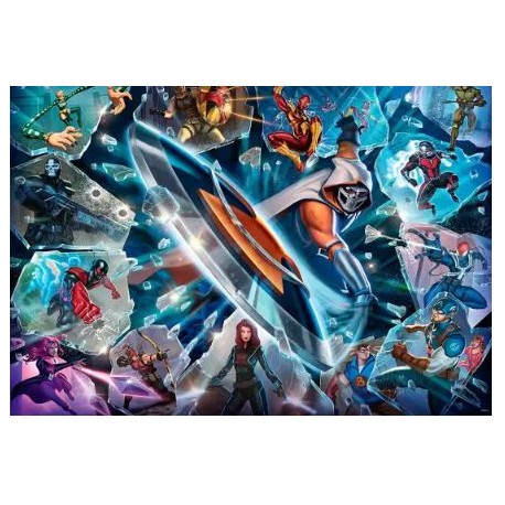 Puzzle Ravensburger Villanos Marvel: Taskmaster de 1000 Piezas