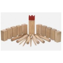 Kubb, juego de vikingos, en bolsa de algodón