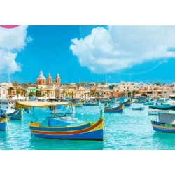 Puzzle Ravensburger Malta Mediterránea de 1000 Piezas