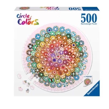 Puzzle Ravensburger Circular Donuts 500 Piezas