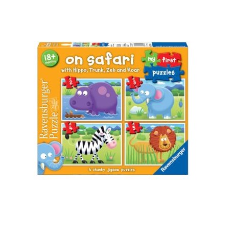 Puzzle Safari 2-3-4-5 Piezas Ravensburger 07301