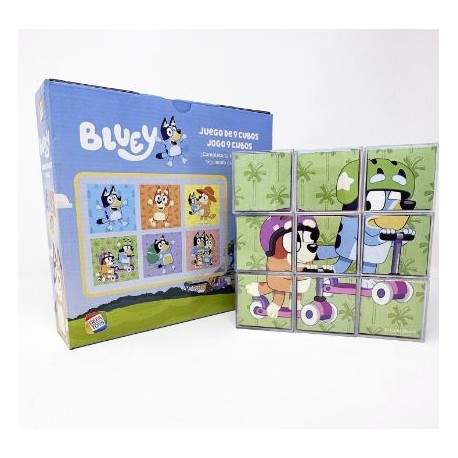 ROMPECABEZAS 9 CUBOS BLUEY