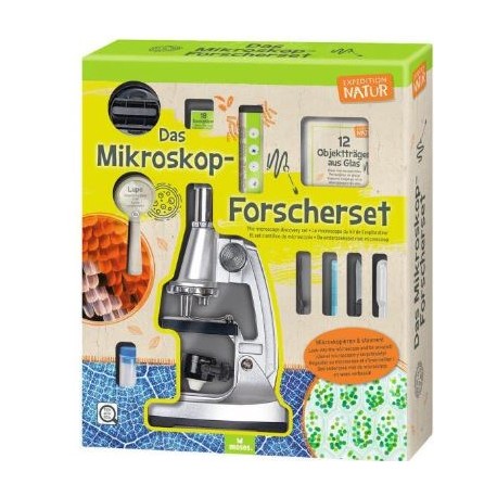 El set científico de microscopio