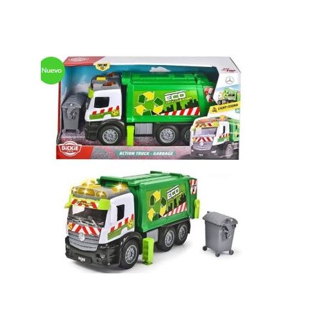 Camión de Basura Mercedes con Luz y Sonido SIMBA