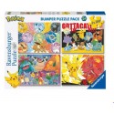 Puzzle Ravensburger Nuestros Amigos Pokémon de 4 x 100 Piezas