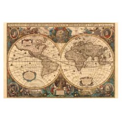 Puzzle Ravensburger Mapamundi Antiguo de 5000 Piezas
