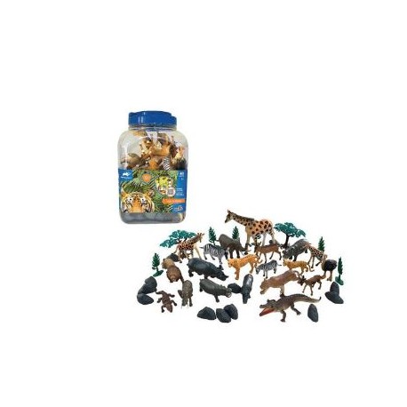 BOTE ANIMALES SALVAJES 40PZ