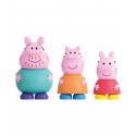 Figuras para el baño familia Peppa Pig