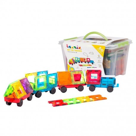 Imanix Set de trenes 50 piezas