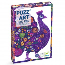 Puzle Art 500 piezas Peacock