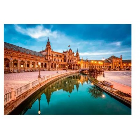 Puzzle Ravensburger Plaza de España, Sevilla de 1000 Pzs