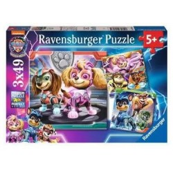 Ravensburger - Puzzle Paw Patrol,3x 49