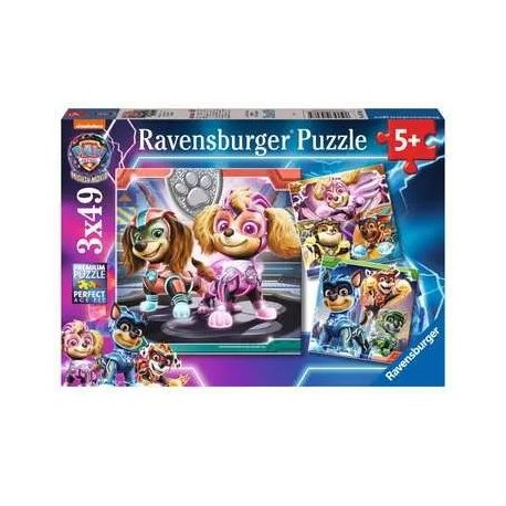 Ravensburger - Puzzle Paw Patrol,3x 49