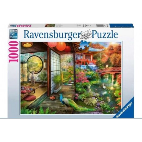 Puzzle Ravensburger 1000 PIEZAS. Jardín japones