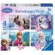 Ravensburger - Puzzle Frozen, Colección Puzzle 4 in a box, 10, 12, 14, 16 Piezas,