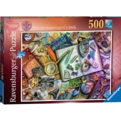 Puzzle  500 piezas The Archaeologist's Desk Ravensburguer