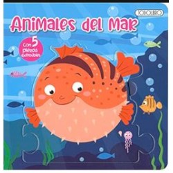Animales del Mar (con 5 piezas extraíbles)