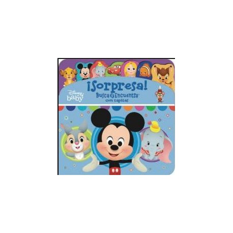 ¡SORPRESA! BUSCA Y ENCUENTRA CON TAPITAS DISNEY BABY