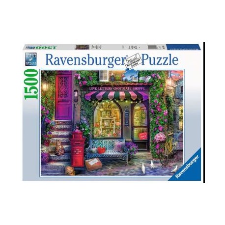 Puzzle Ravensburger Cartas de Amor y Chocolate de 1500 Piezas