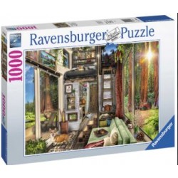 Puzzle Ravensburger Casita Entre Secuoyas de 1000 Piezas