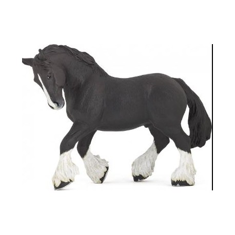 Figura Papo Semental Shire Negro
