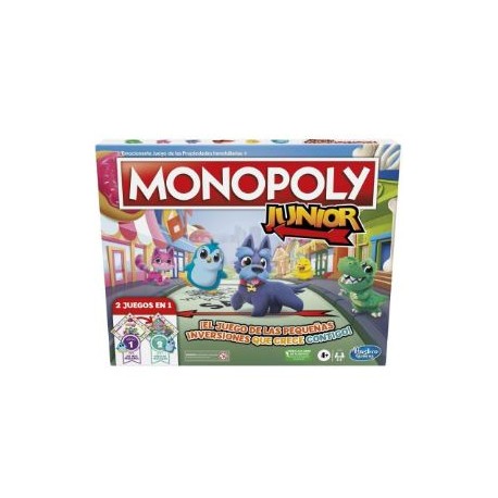 Monopoly Junior. 2 Juegos en 1.
