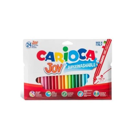 ROTULADOR CARIOCA JOY 24 COLORES SURTIDOS