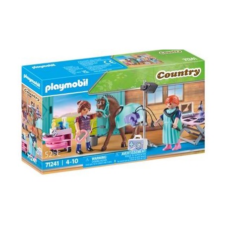 PLAYMOBIL Country 71241 Veterinario de Caballos, a Partir de 4 años