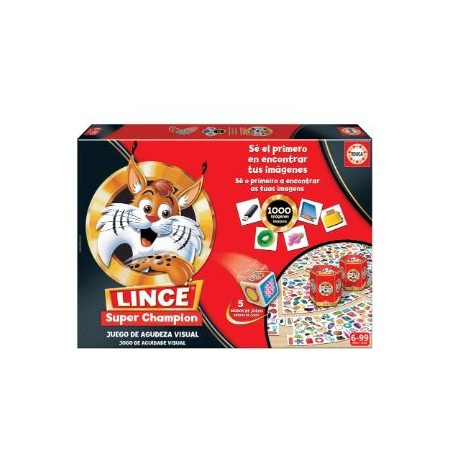 Educa Juegos Lince Super Champion 1000 Imágenes, Juego de Mesa +6 Años
